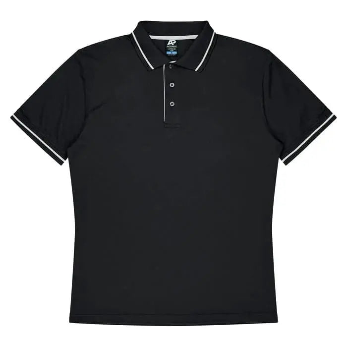 Aussie Pacific Cottesloe Kids Polo Shirt 3319  Aussie Pacific BLACK/WHITE 4